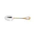 Christofle Marly standard spoon, silverplated with gold accents