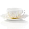 J.L Coquet Toundra Gold Frühstückstasse mit Unterteller Toundra Gold