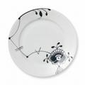 Royal Copenhagen Black Fluted Mega dessert plate, motif 6