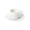 L'Objet Han White tea cup and saucer