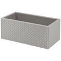 Riviere Milano leather box, grey