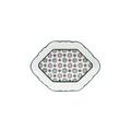 Gien Dominoté mini tray