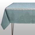 Le Jacquard Francais Symphonie Baroque table cloth, peacock-grey, 120 x 120 cm