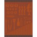 Le Jacquard Francais Braise tea towel, red