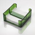 Mario Luca Giusti Kaspar acrylic napkin holder, green