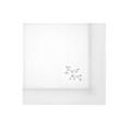 Eri Textiles Coral white & silver napkins, set of 6