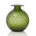 Venini Vase Monofiori Balloton, H 20,5 cm, apfelgrün