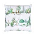 Christian Fischbacher Trees pillow case, 40 x 40 cm