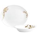 Wedgwood Vera Wang - Jardin serving set (1 oval platter & 1 deep oval dish)