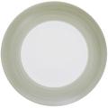 J.L Coquet Hémisphère Kaki-Green flat round platter, large