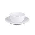 J.L Coquet Hémisphère Weiß Sauciere mit Unterteller