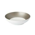J.L Coquet Hémisphère Grey Metallic soup/salad bowl, small