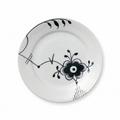 Royal Copenhagen Black Fluted Mega cake plate, motif 6