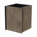 GioBagnara Malaparte waste paper basket, mud