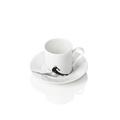 Augarten Wien People single espresso cup and saucer, skier