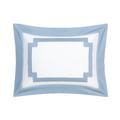 Yves Delorme Haussman pillow case, pastel blue, 31 x 42 cm