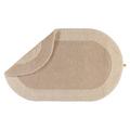 Rhomtuft Badteppich Exquisit oval, 70 x 130 cm, natur-jasmin