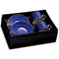 L'Objet Lapis Teetassen mit Unterteller, 2er-Set in Geschenbox