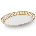 Alberto Pinto Vannerie Gold Platte oval