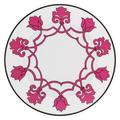 Alberto Pinto Jaipur Pink dinner plate