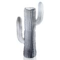 Daum Jardin de Cactus vase, grey, h 46 cm