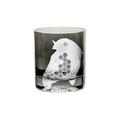 Artel African Safari double old fashioned tumbler, zebra in smoke