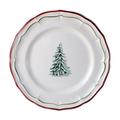 Gien Filets Noel dinner plates, set of 4