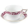 KPM Kurland Multicolore office cup and saucer, purple