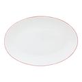 Raynaud Monceau Red oval platter, small