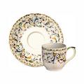Gien Toscana Espressotassen mit Unterteller, 2er-Set