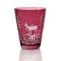 Theresienthal Schliersee tumbler, violet, pattern chamois & black cock