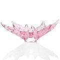 Lalique Champs-Elysées bowl, pink, l 46 cm