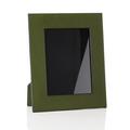 Giobagnara Pietro leather frame, olive green, photo size 13 x 18 cm (5'' x 7'')