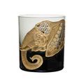 Artel African Safari Gilded double old fashioned tumbler, elephant in smoke