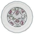 Gien Dominoté dinner plates, set of 4