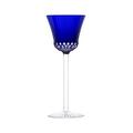 Saint-Louis Apollo hock glass, dark blue