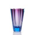 Moser Purity vase, small, aquamarine/rose