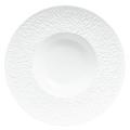Raynaud Minéral White deep plate with rim, large