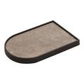 Giobagnara Nobble tray, bronze & travertine titanium, medium