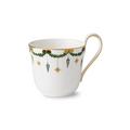Royal Copenhagen Star Fluted Christmas mug with high handle