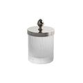 Cristal et Bronze Dose Bambou, klein, Chrom