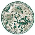 Gien Pivoines Vertes dinner plate, large