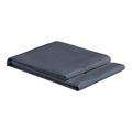 Christian Fischbacher Jersey fitted sheet, anthracite (095), 100 x 200 cm, mattress height 31-40 cm