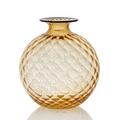 Venini Monofiori Balloton vase, h 20,5 cm, ambra
