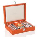 Hector Saxe Buffalo poker game set, orange