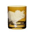 Artel Dinosaur double old fashioned tumbler, Triceratops in taupe