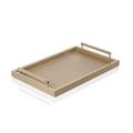 GioBagnara Elie Saab leather tray, small, taupe