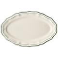 Gien Filets Celadon oval platter