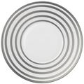 J.L Coquet Hémisphère Platinum Stripe presentation plate