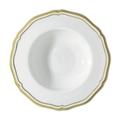 Raynaud Polka Gold deep plate with rim